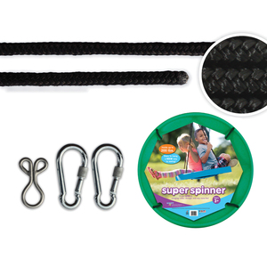 Green Super Spinner Swing w/ 10ft Tree Swing Hanging Kit