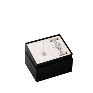 Ladies Swarovski Crystal Watch & Necklace Set