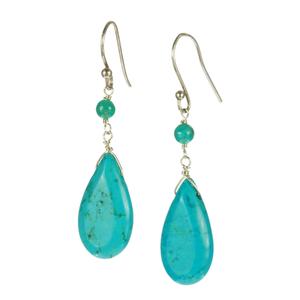 Lita Turquoise Drop Earrings