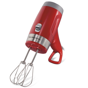 ErgoMix Ergonomic 6-Speed Hand Mixer Red