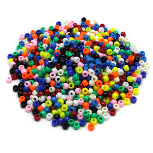 Creativity Street Bright Hues Pony Beads, 6 Packs of 1000