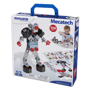 Miniland Educational Mecatech Game, 106 Pieces