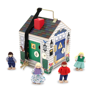 Wooden Doorbell House Ages 3-5 Years