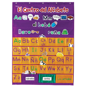 Learning Resources Spanish Alphabet Pocket Chart (El Centro del Alfabeto)