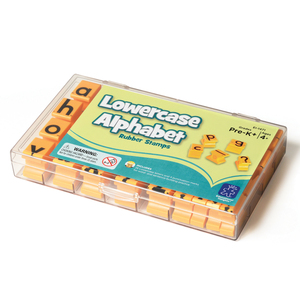 Eductional Insights Lowercase Alphabet Rubber Stamps, Set of 2