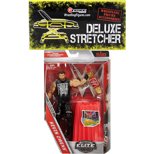 WWE PACKAGE DEAL Kevin Owens (Elite 47) & Deluxe Stretcher - Toy Wrestling Action Figure & Ringside Exclusive Accessory