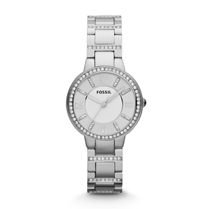 Ladies Virginia Stainless Steel 3-Hand Watch