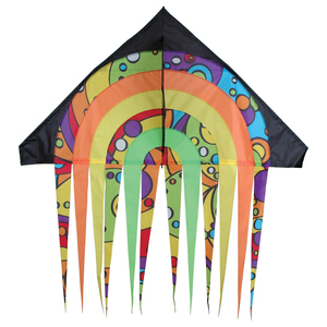 Premier Kite Rainbow Orbit 56-Inch Stream Delta Kite