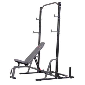 Body Champ 2-Piece Power Rack with Weight Bench