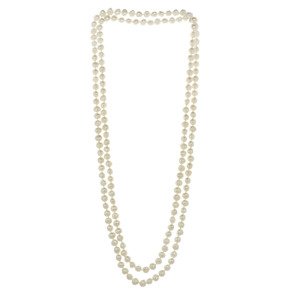 Genuine Freshwater Baroque Pearl Knotted Endless 64&quot; Necklace