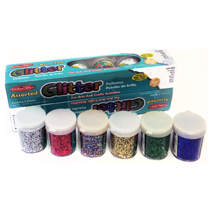 Charles Leonard, Inc. Glitter Set, Assorted Colors - 12 per set, 2 sets total