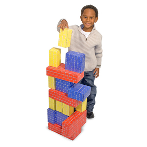 40pc Deluxe Jumbo Cardboard Blocks Ages 2+Years