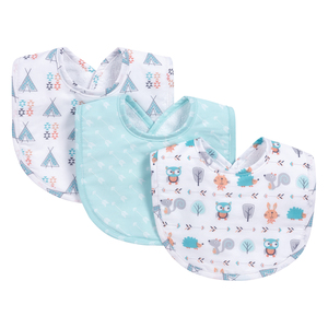 Trend Lab Forest Babies 3 Pack Bib Set