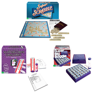 Classic Game Pack-Big Boggle Super Scrabble Scattergories