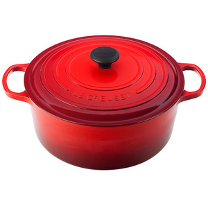Signature Enameled 4.5 Qt Round French Oven Cherry
