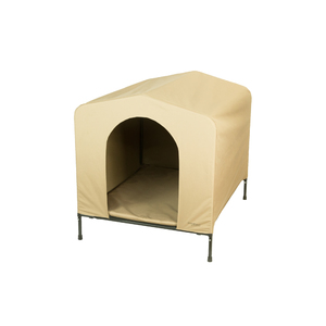 PortablePET HoundHouse X-Large Khaki Dog Kennel by