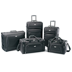 Corsica 2 Collection 5pc Luggage Set Black