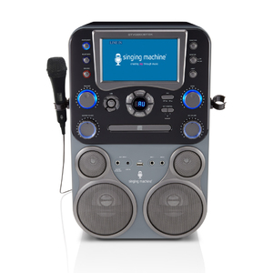Bluetooth Karaoke System w/ 7" LCD Monitor Black