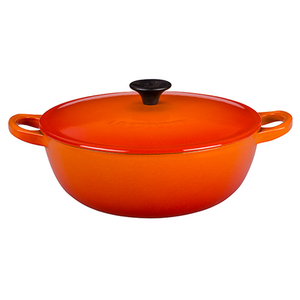 3.5qt Cast Iron Chefs Oven Flame