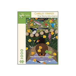 Pomegranate Communications, Inc. Charley Harper - The Rocky Mountains Puzzle: 1000 Pcs