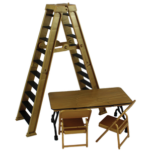 WWE Ultimate Ladder & Table Playset (Gold) -  Ringside Exclusive Toy Wrestling Action Figure Accessories Pack