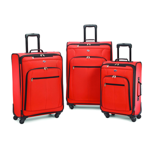 POP Plus 3pc Spinner Luggage Set Orange