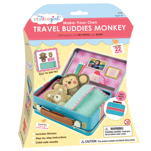 My Studio Girl Make-Your-Own Travel Buddies - Monkey