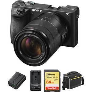 Alpha a6500 Mirrorless Digital with 18-135mm Lens Premium Kit