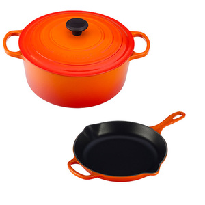 3pc Cast Iron Signature Set Flame