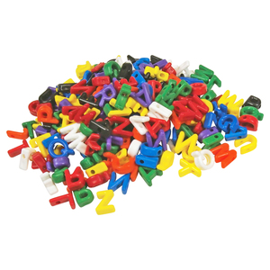 Roylco Manuscript Letter Beads -288 per pack, 2 packs total