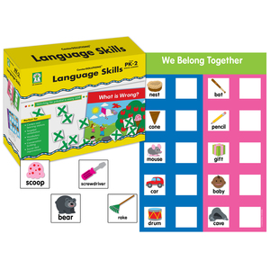 Carson-Dellosa Pub Group Language Skills File Folder Game, Grades PreK-2
