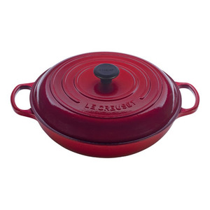 Signature Enameled Cast Iron 3.75 Qt. Braiser Cherry