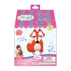 My Studio Girl Make-Your-Own Mini Pillow - Fox