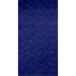 Eureka Presto-Stick Foil Star Stickers, 1/2&quot; Blue, 250/Pack, 12 Packs